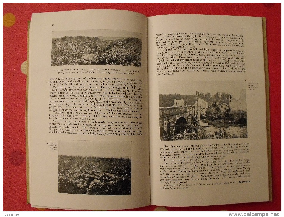 illustrated Michelin guides to the battle-fields (1914-1918). the americans in the great war; vol 3, meuse argonne. 1919