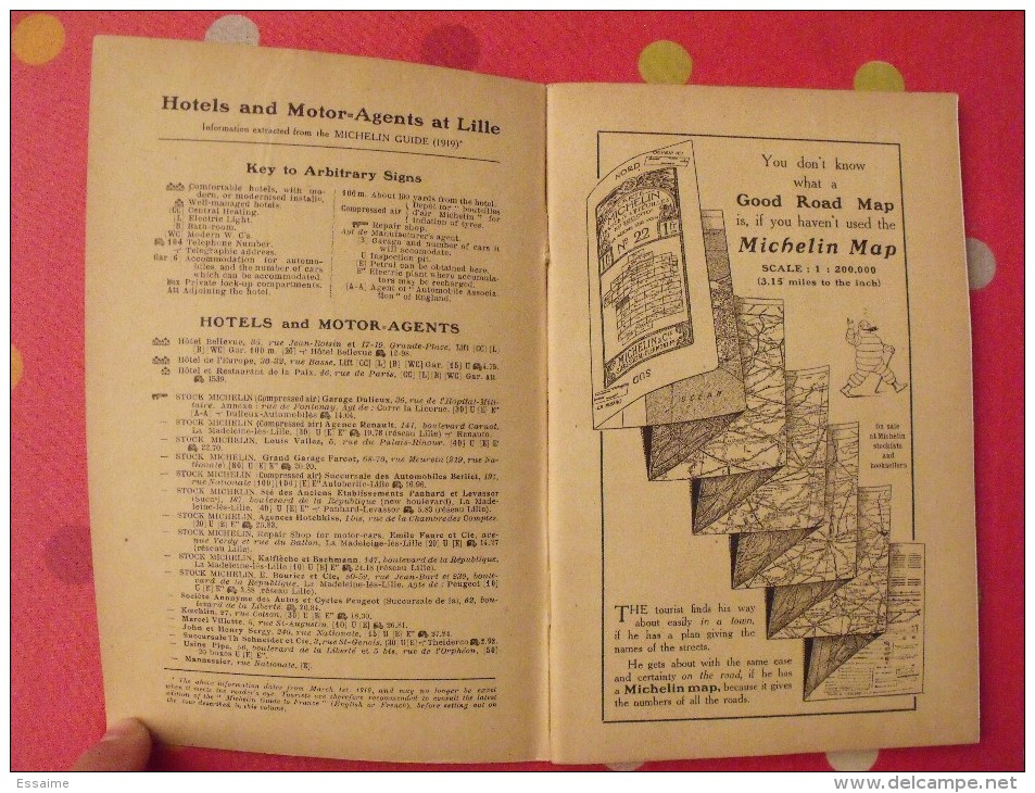 Illustrated Michelin Guides To The Battle-fields (1914-1918). Lille Before And During The War. 1919 - 1900-1949