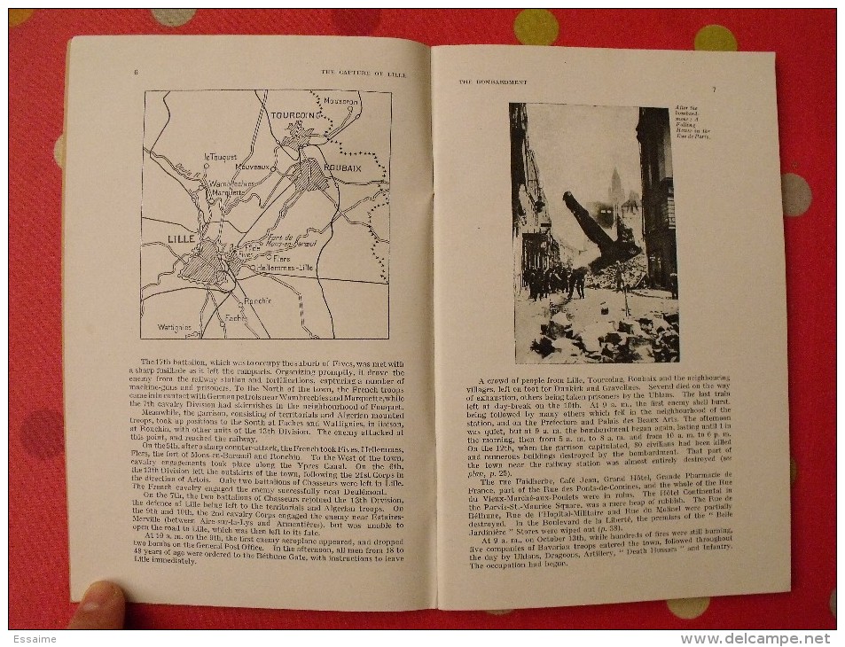 Illustrated Michelin Guides To The Battle-fields (1914-1918). Lille Before And During The War. 1919 - 1900-1949