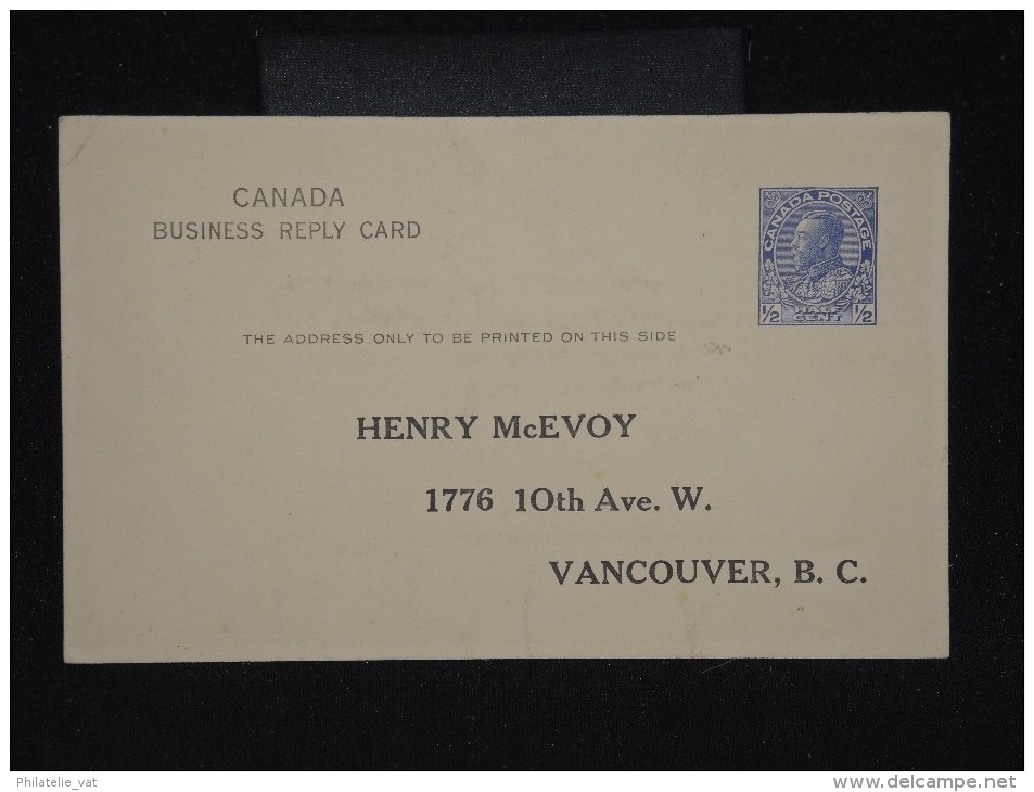 CANADA - Entier Postal Avec Repiquage Commerciale Non Voyagée - A Voir - Lot P10712 - 1903-1954 Könige