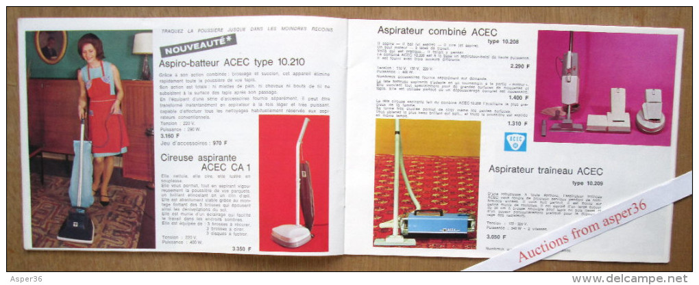 catalogue "Electro-ménager ACEC"