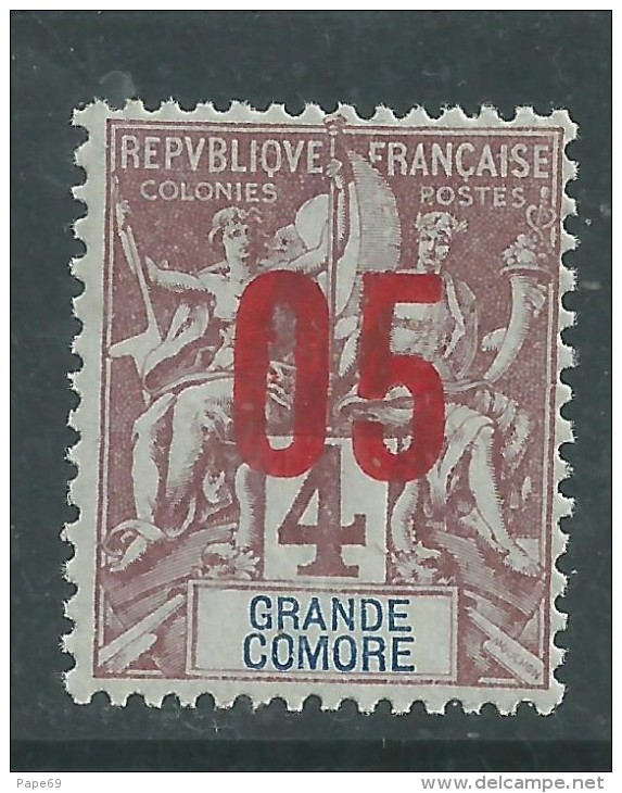 Grande Comore N° 21 XX  Type Groupe  Suchargé  05 Sur 4 C. Sans Charnière, TB - Sonstige & Ohne Zuordnung