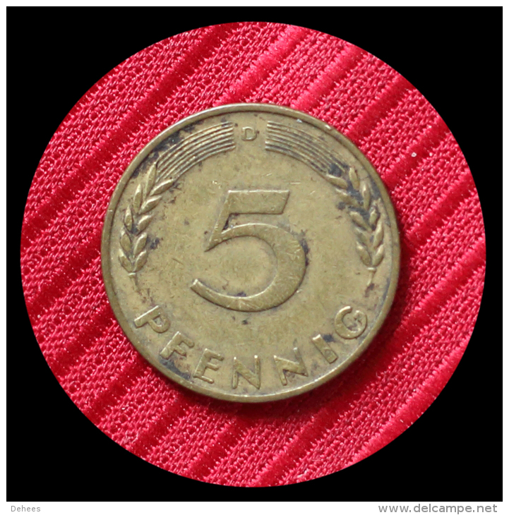 5 Pfennig Allemagne 1949 D - 5 Pfennig