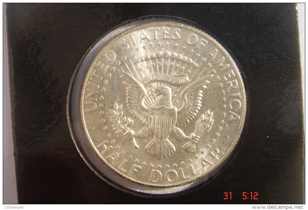 Demi-Dollar En Argent 900/1000 Amérique 1964 Fleur De Coin Scellé Dans Sa Pochette. - Altri – America