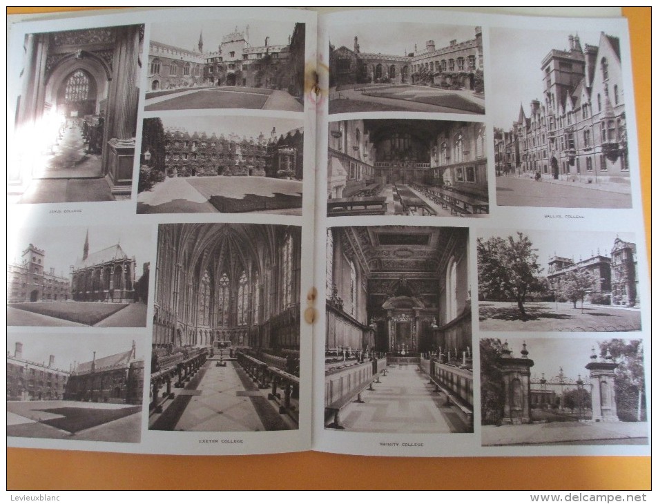 100 Views Of OXFORD/University Oxford City/Sépia Photogravure/Vers 1920-1940  LIV62 - Arquitectura