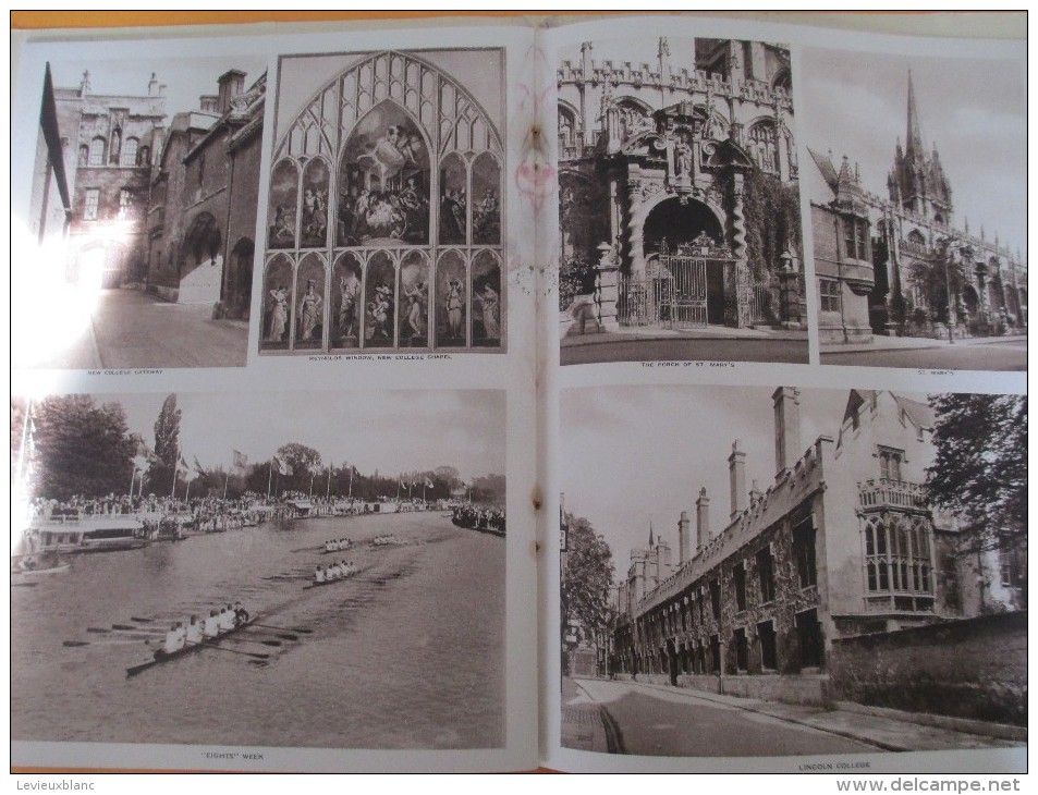 100 Views Of OXFORD/University Oxford City/Sépia Photogravure/Vers 1920-1940  LIV62 - Architettura