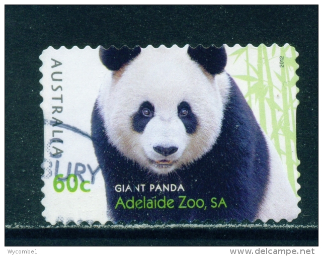 AUSTRALIA  -  2012  Zoo Animals  60c  Self Adhesive  Used As Scan - Used Stamps