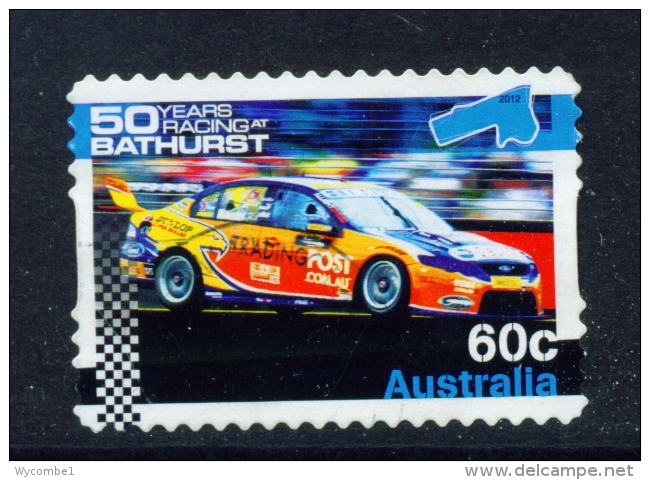 AUSTRALIA  -  2012  Car Racing At Bathurst  60c  Self Adhesive  Used As Scan - Used Stamps