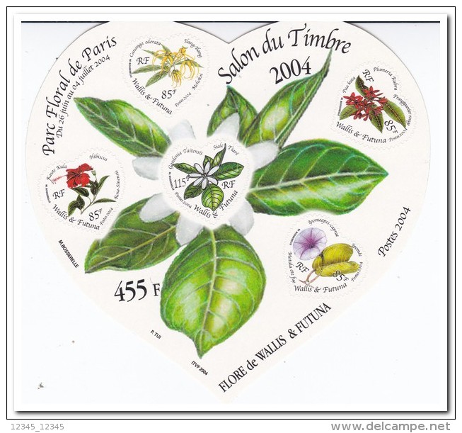 Wallis Et Futuna 2004, Postfris MNH, Flowers - Unused Stamps
