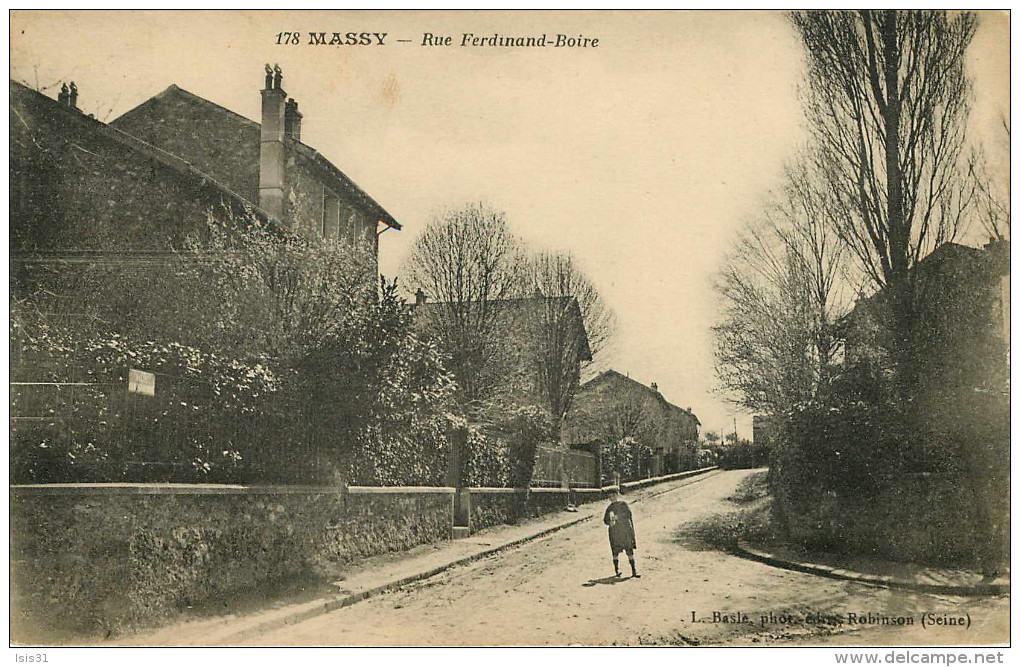 Dép 91 - Massy - Rue Ferdinand Boire - état - Massy