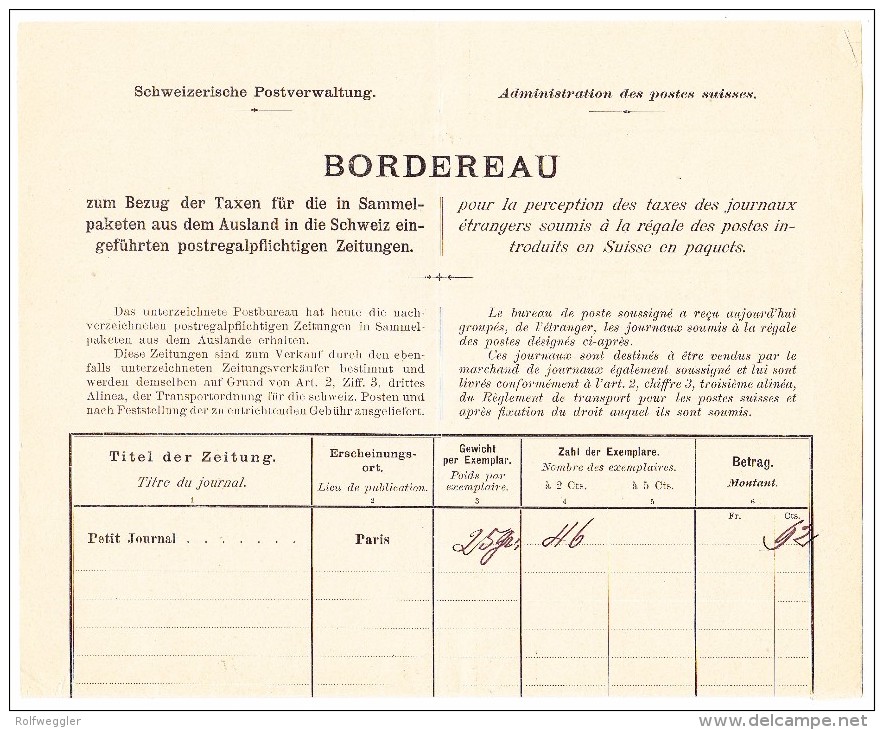 Heimat NE Brenets 30.11.1898 Stehende 50Rp. Und 40Rp. Mit Ziffer 2Rp.auf Post Beleg - Lettres & Documents