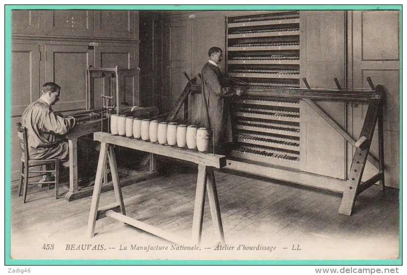 453 - BEAUVAIS - LA MANUFACTURE NATIONALE - ATELIER D'HOURDISSAGE - Beauvais