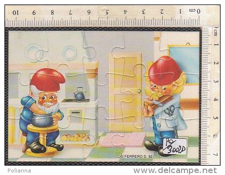 PO3002D# PUZZLE KINDER FERRERO 1992 - NANI IN CUCINA - Rompecabezas