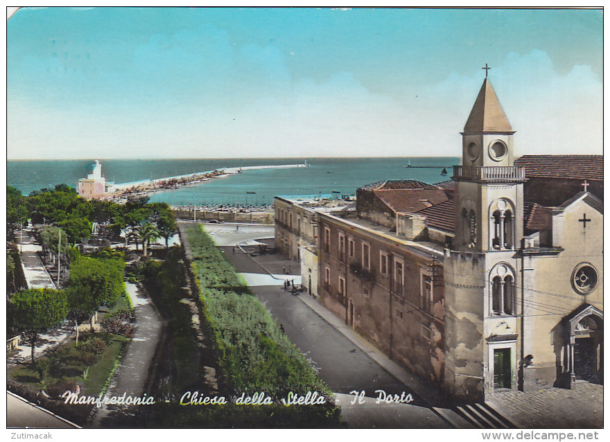 Manfredonia - Chiesa Della Stella - Il Porto FG VG 1964 - Manfredonia