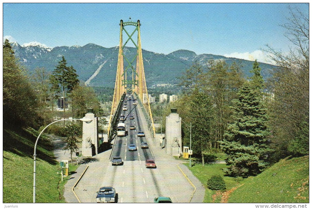 VANCOUVER  LIONS GATE BRIDGE - Cartes Modernes