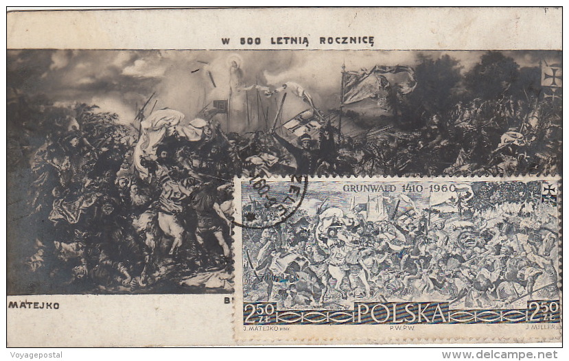 Carte Maximum Pologne W 500 LETNIA ROCZNICE Matejko - Cartoline Maximum