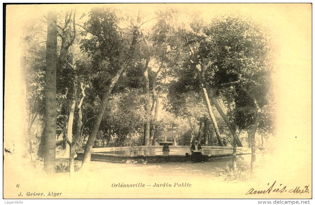 ORLEANSVILLE JARDIN PUBLIC - Chlef (Orléansville)