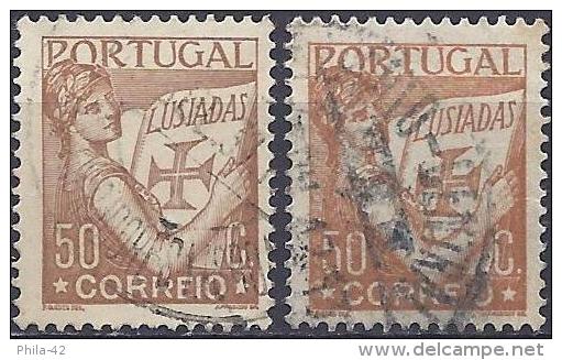 Portugal 1931 - Lusiadas  ( Mi 542 - YT 538 ) 2 Shades Of Color - Used Stamps