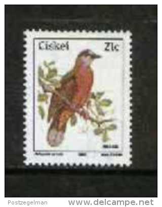 CISKEI, 1990, MNH Stamp(s), Definitive Bird 21 Cent, Nr(s).  174 - Ciskei