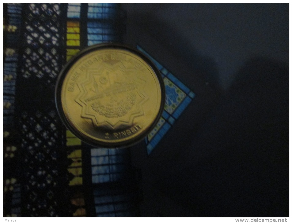Malaysia 2015 Nordic Gold BU 1 Ringgit Coin National Mosque - Malaysia