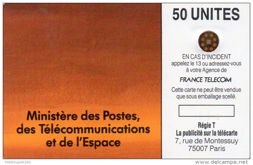 TELECARTE MINISTERE DES P.T.E. Logo Cube (D48) - Privées