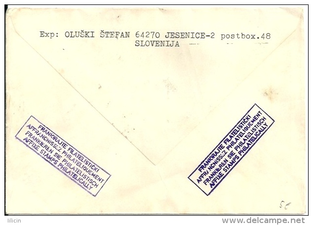 Letter FI000002 - Slovenija (Slovenia) Jesenice Ice Hockey World Championship 1966-03-03 - Hockey (Ice)