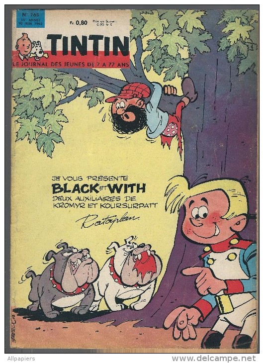 Tintin N°765 Au Temps De La Splendeur De Byzance - Dan Cooper - Bob Binn - Quel Voilier Choisir De 1963 - Tintin