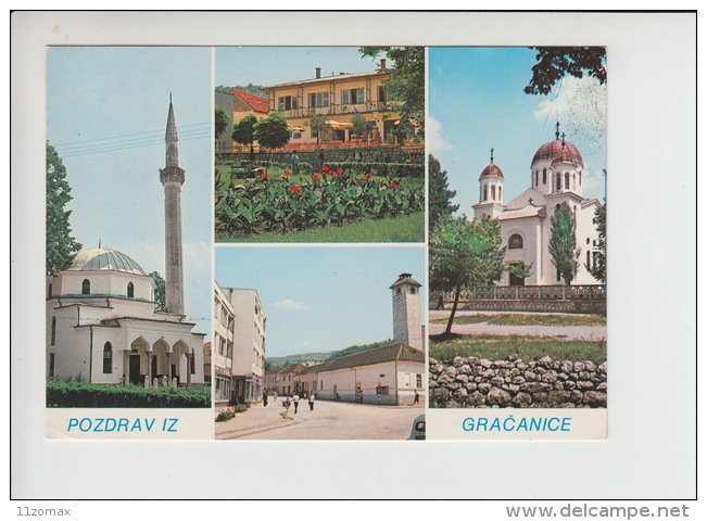 Kosovo - Gracanica Mosque Islam Used Postcard  (re087) - Islam