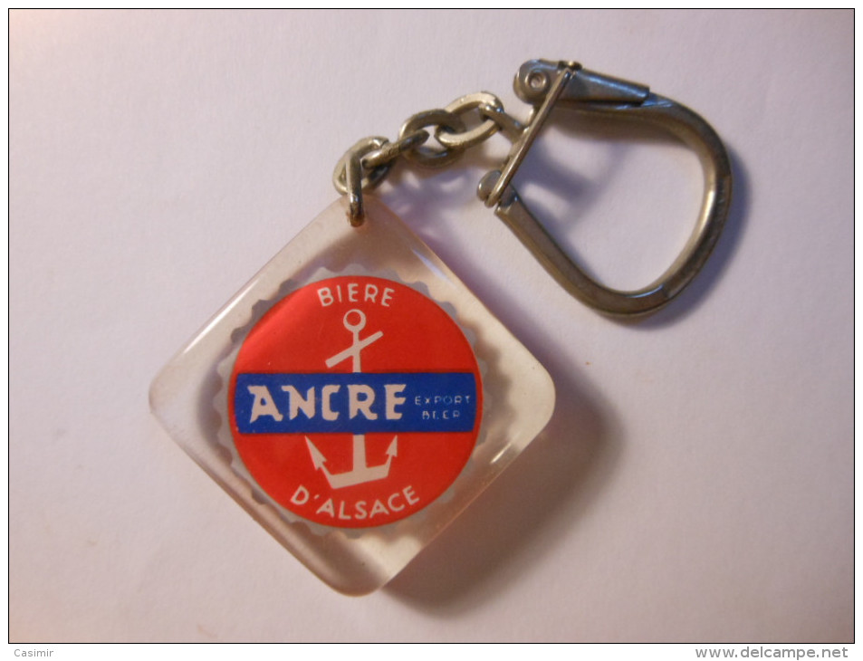 PC0113 - BIERE ANCRE D'ALSACE EXPORT BEER - Porte Clé Ancien - Sleutelhangers