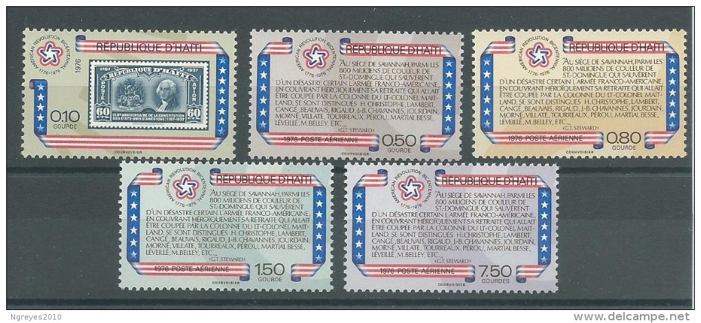 150023621  HAITI  YVERT   Nº  750 + AEREO  Nº  543/6  **/MNH - Tahiti