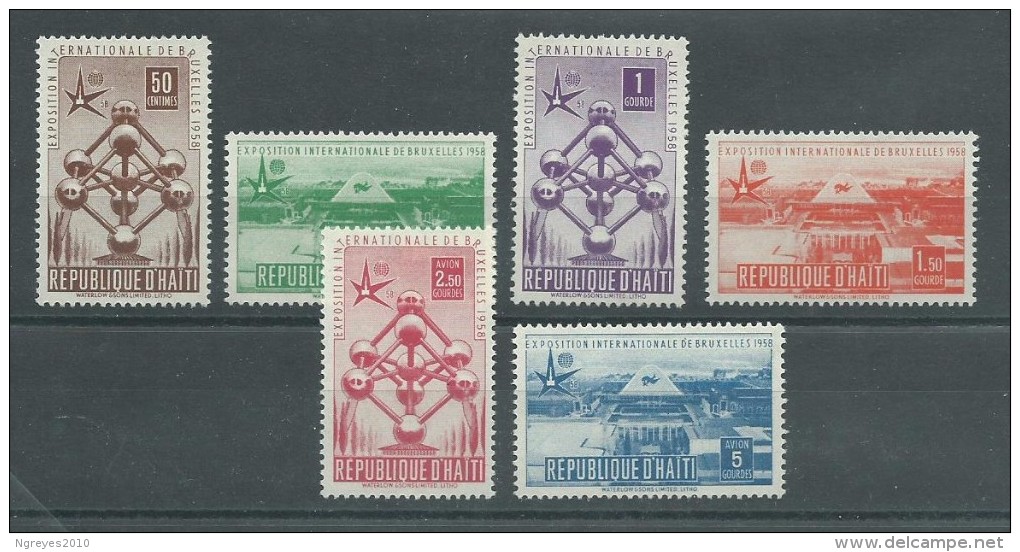 150023622  HAITI  YVERT   Nº  374/7  + AEREO  Nº  121/2  **/MNH - Tahiti