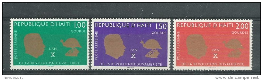 150023635  HAITI  YVERT   AEREO  Nº  355/7  **/MNH - Haïti