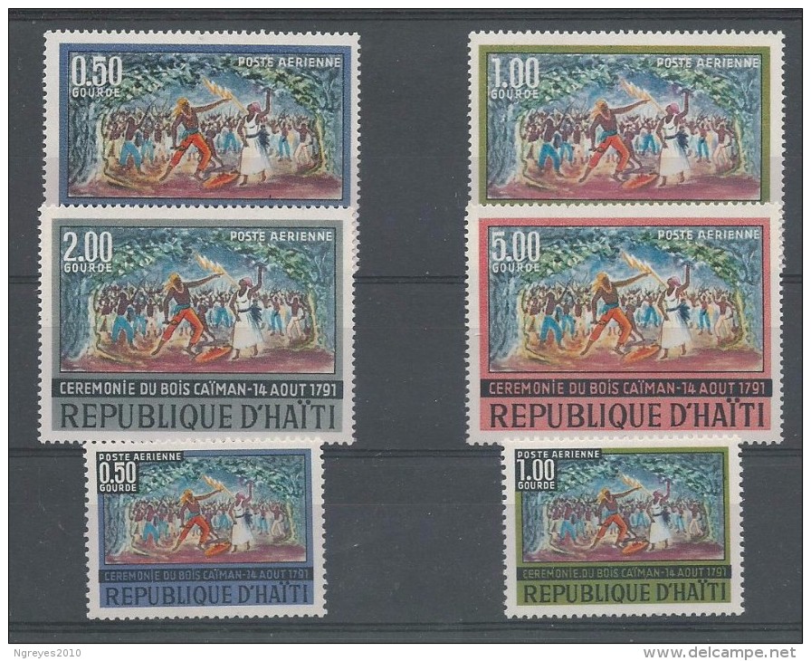 150023636  HAITI  YVERT   AEREO  Nº  363/9  **/MNH - Tahiti