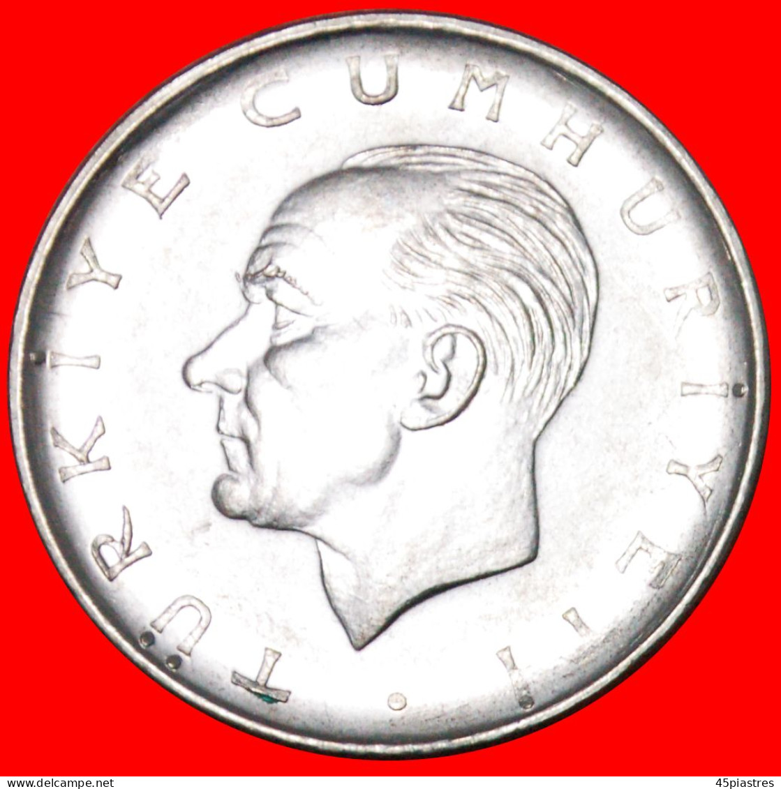 * ATATURK (1923-1938): TURKEY  1 LIRA 1975! CULT OF PERSONALITY!  LOW START  NO RESERVE! - Turquie