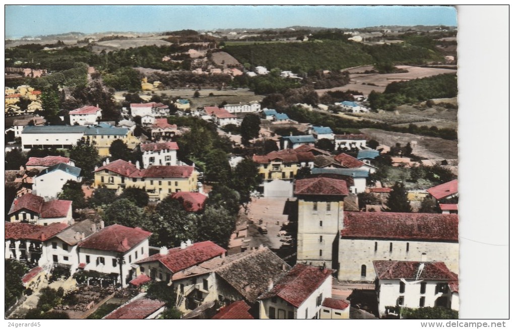 CPSM ASCAIN (Pyrénées Atlantiques) - En Avion Au Dessus De.......vue Générale - Ascain