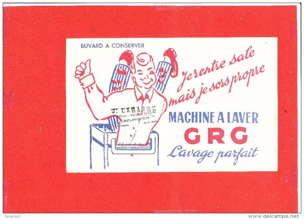 BUVARD Machine A Laver G R G - G