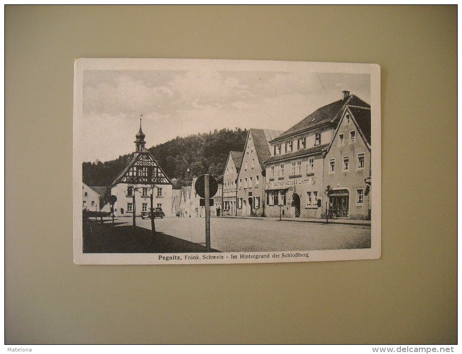 ALLEMAGNE BAVIERE PEGNITZ FRÄNK. SCHWEIZ IM HINTERGRUND DER SCHLOSSBERG - Pegnitz