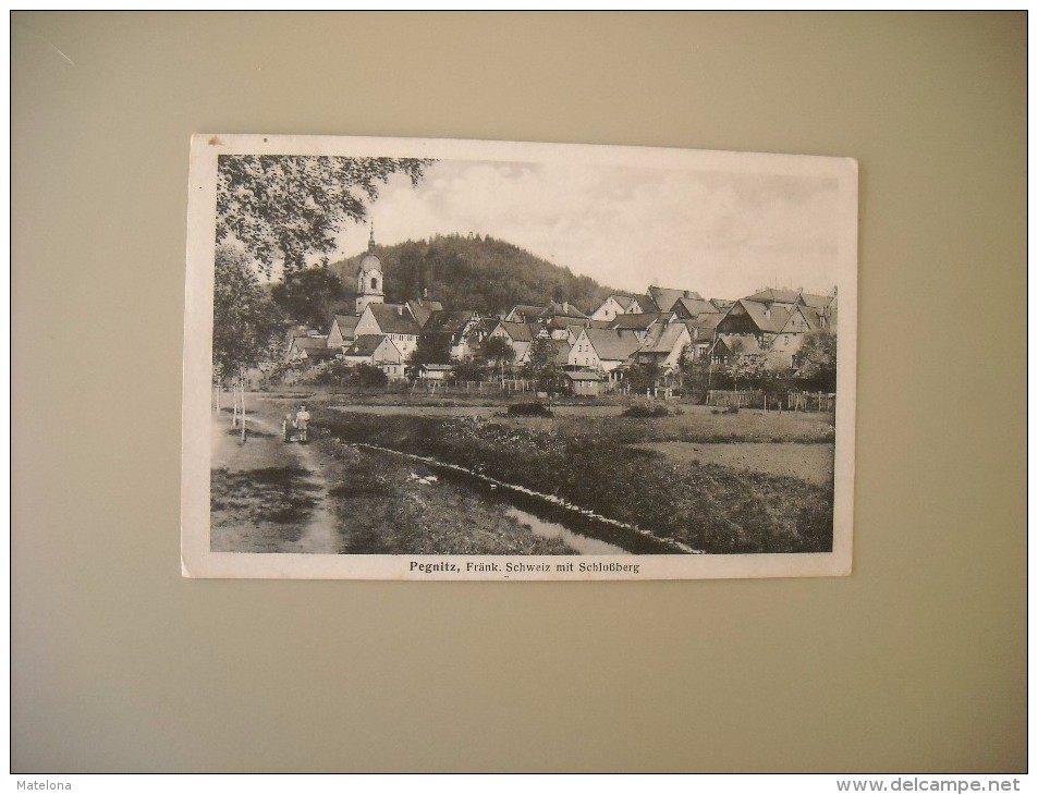 ALLEMAGNE BAVIERE PEGNITZ FRÄNK. SCHWEIZ MIT SCHLOSSBERG - Pegnitz