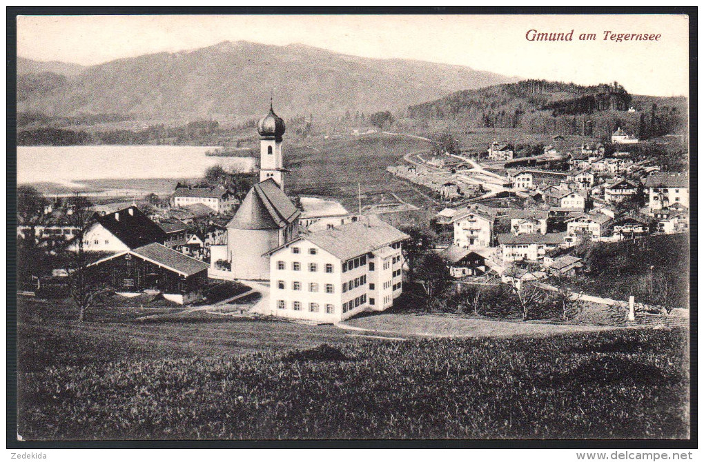 0922 - Alte Ansichtskarte - Gmund Am Tegernsee N. Gel TOP - Miesbach