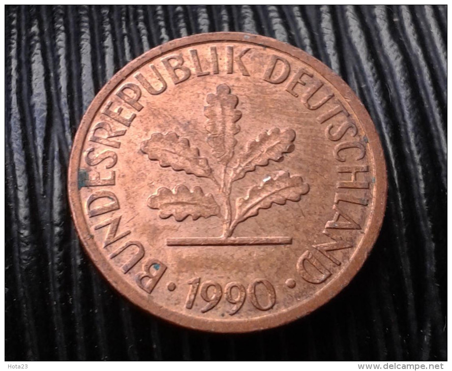 Allemagne Germany  1 Pfennig 1990 ~~ D ~~  (V - 403) - 1 Pfennig