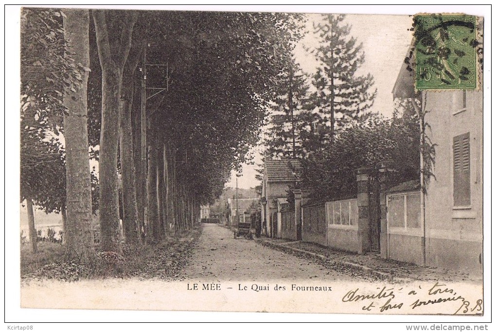 LE MEE . Le Quai Des Fournaux . - Le Mee Sur Seine