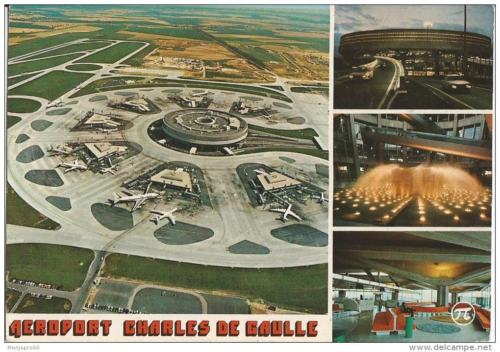 CPM De Paris Roissy (Val D Oise)  L Aéroport Roissy- Charles De Gaulle - Roissy En France