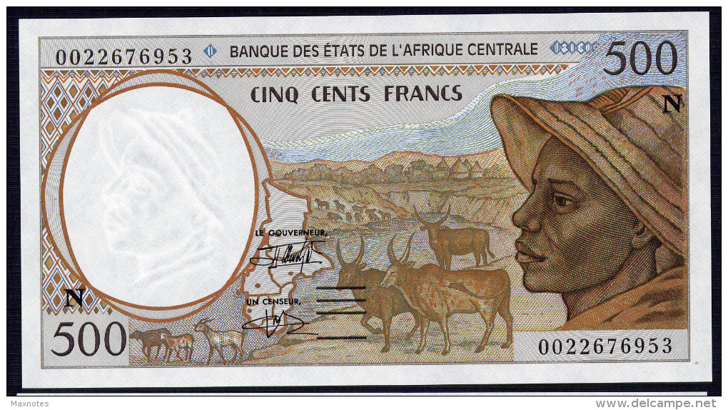 GUINEA EQUATORIALE (Central African States) : 500 Francs  - 1993-2000 - P501N -  UNC - Equatorial Guinea