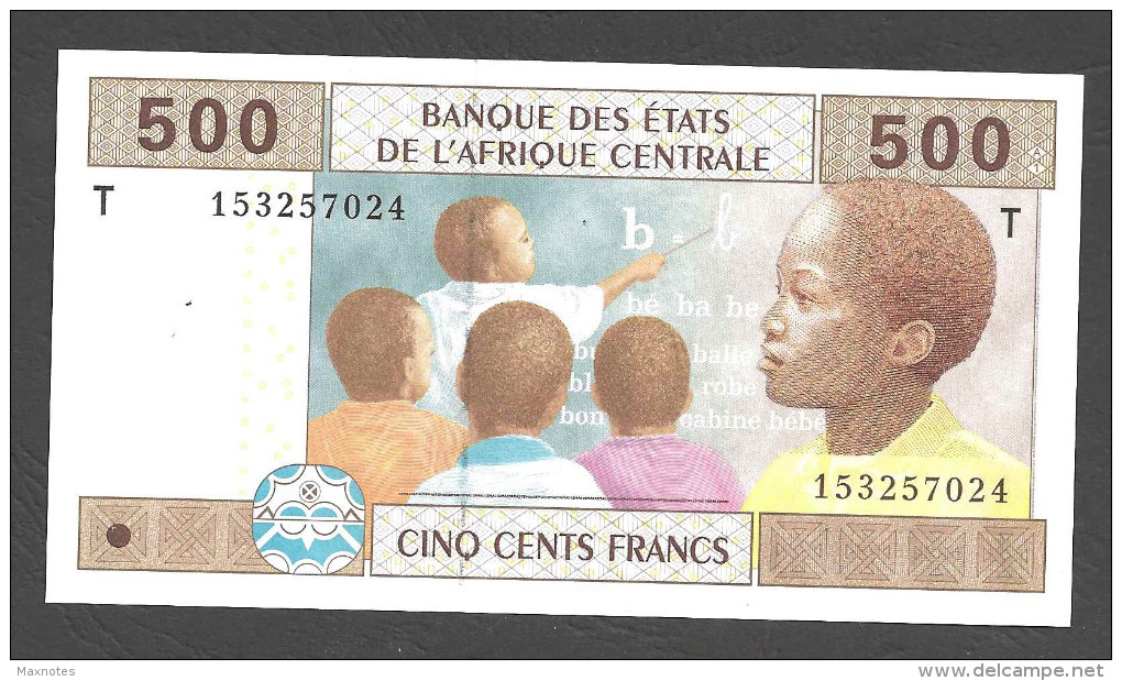 CONGO  (Central African States ) : 500 Francs - 106T - UNC - Non Classificati