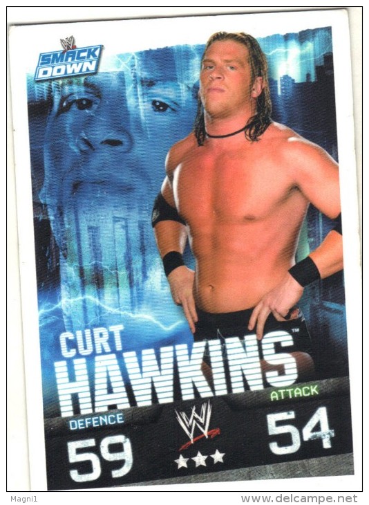 Slam Attax SMACK DOWN - Curt HAWKINS - Martial Arts