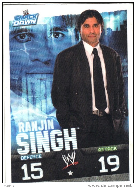 Slam Attax SMACK DOWN - Ranjin SINGH - Kampfsport