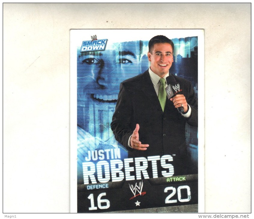 Slam Attax SMACK DOWN - Justin ROBERTS - Kampfsport