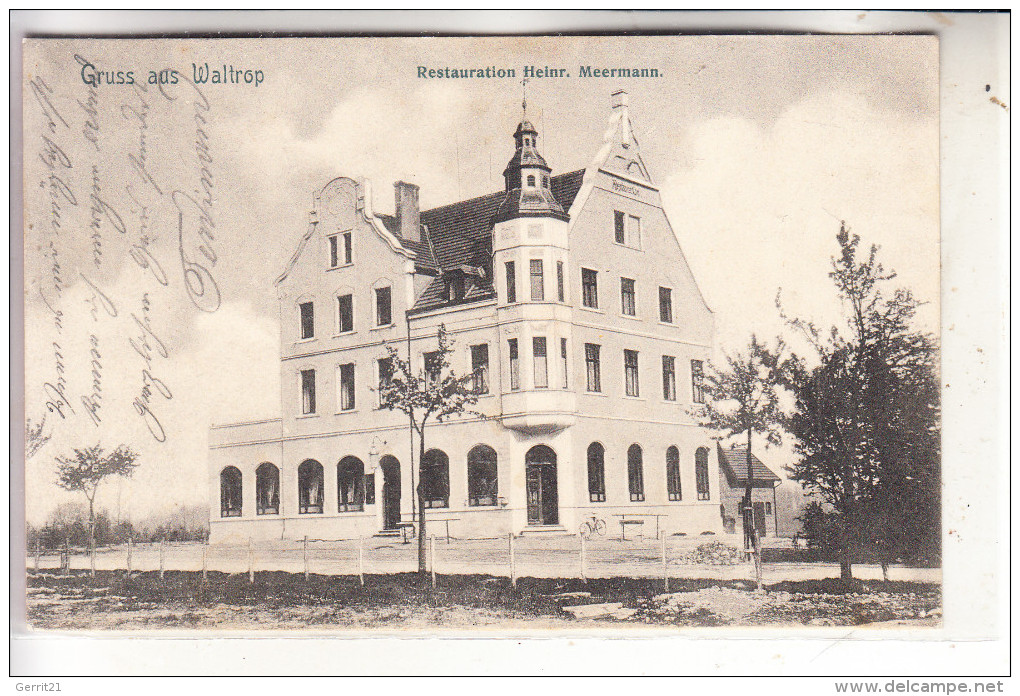 4355 WALTROP, Restauration Heinrich Meermann, 1905 - Waltrop