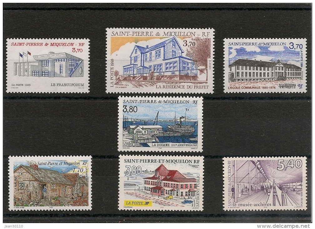 Saint Pierre Et Miquelon Années 1993/99 Bâtiments Publics Tous** - Verzamelingen & Reeksen