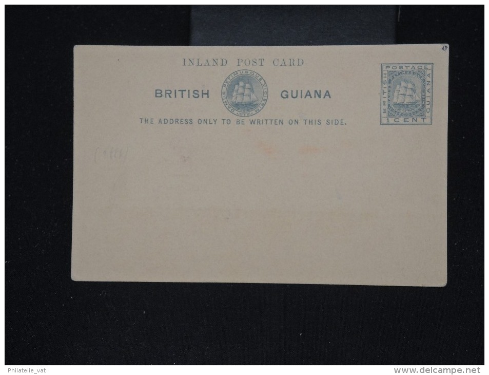 GRANDE BRETAGNE - GUYANNE - Entier Postal ( Carte ) Non Voyagé - A Voir - Lot P10803 - British Guiana (...-1966)